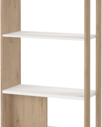 Bogreol Vesterholm Formé  Hvid Jackson Hickory  Spånplade    Hylder  H205ã B80ã D34 Cm