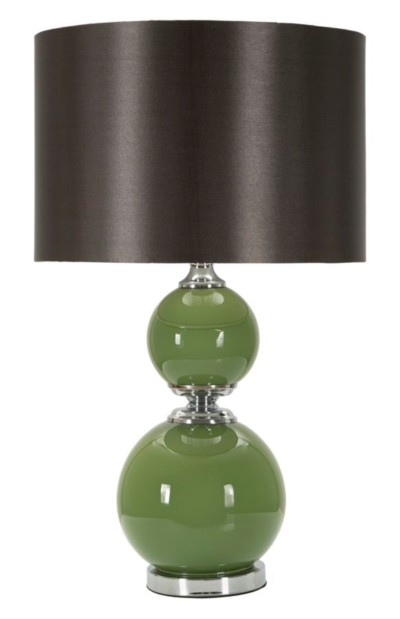 Bordlampe   Grøn  38x65 Cm