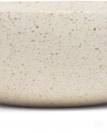 Bordplade Håndvask Kave Home Kuveni Hvid Terrazzo 40x40x11 Cm