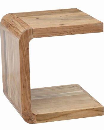 -sidebord   Massivt Akacietræ 45 Cm Håndlavet