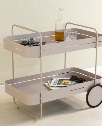 Carrito Serveringsvogn   Silky Taupe Metal