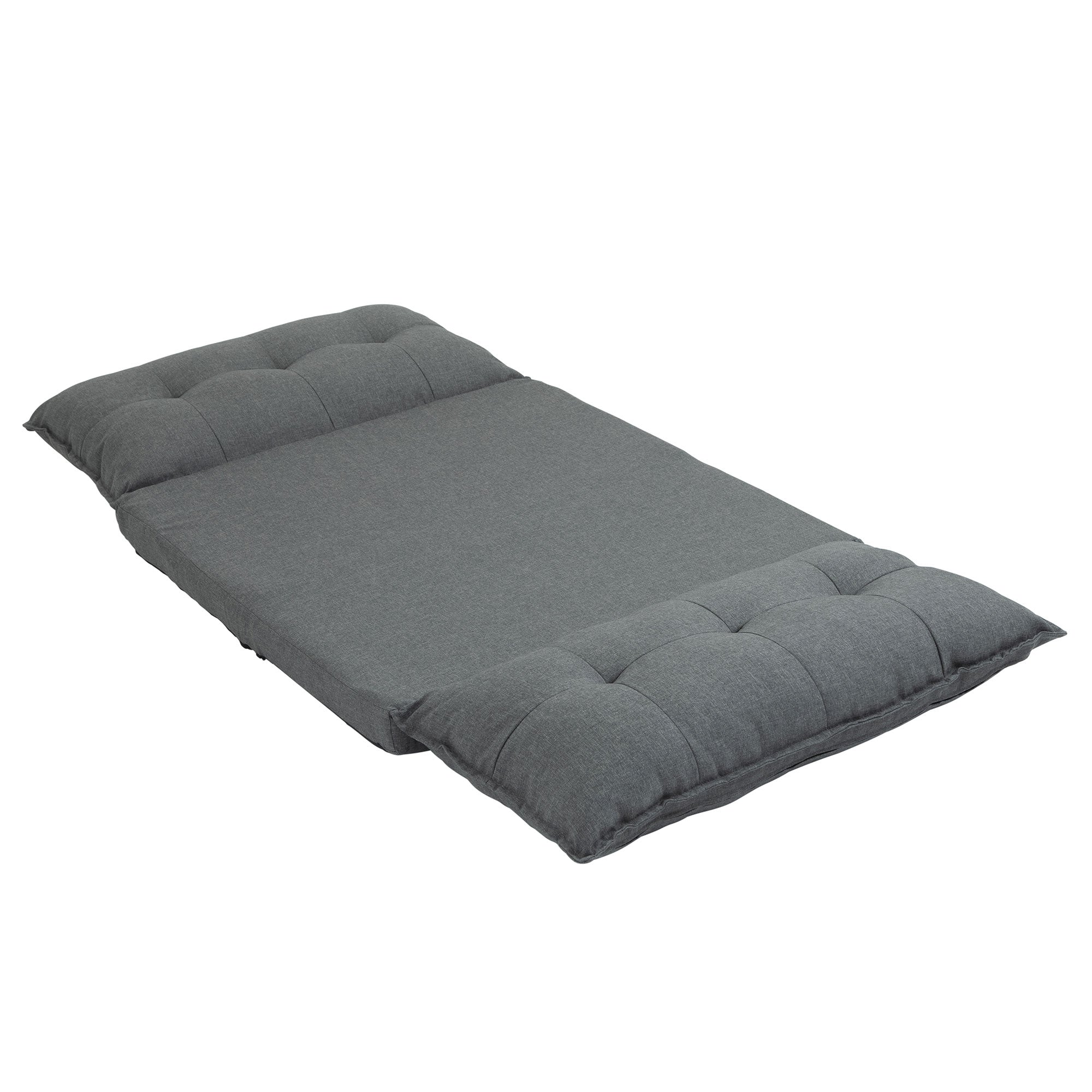 Dyb Lænestol 13 Positioner Hørlook Metalstel 100 71 54 Cm Grå