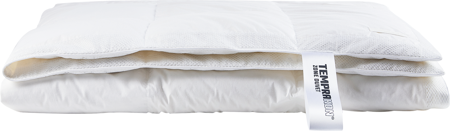 Dyne Temprakon Zone Lun 140x200 Cm 100 Bomuld Med Tempracool Tempradown Oeko-tex Certificeret 10 års Garanti
