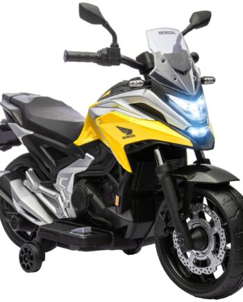 Elektrisk Børnemotorcykel  Honda    Km    Musik Og Lys   -  år  Op Til 30 Kg  Gul