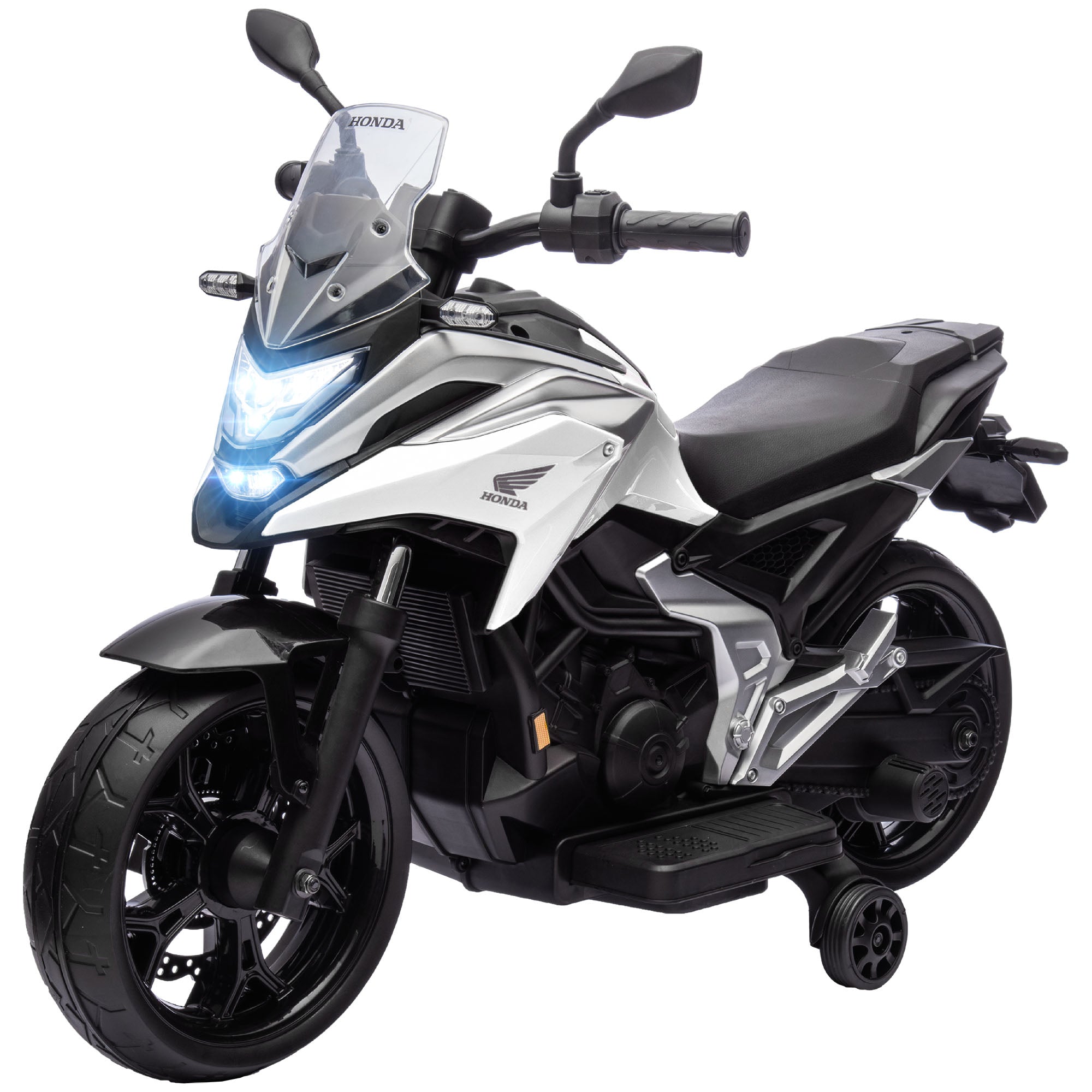 Elektrisk Børnemotorcykel Honda Km Musik Og Lys - år Op Til 30 Kg Hvid