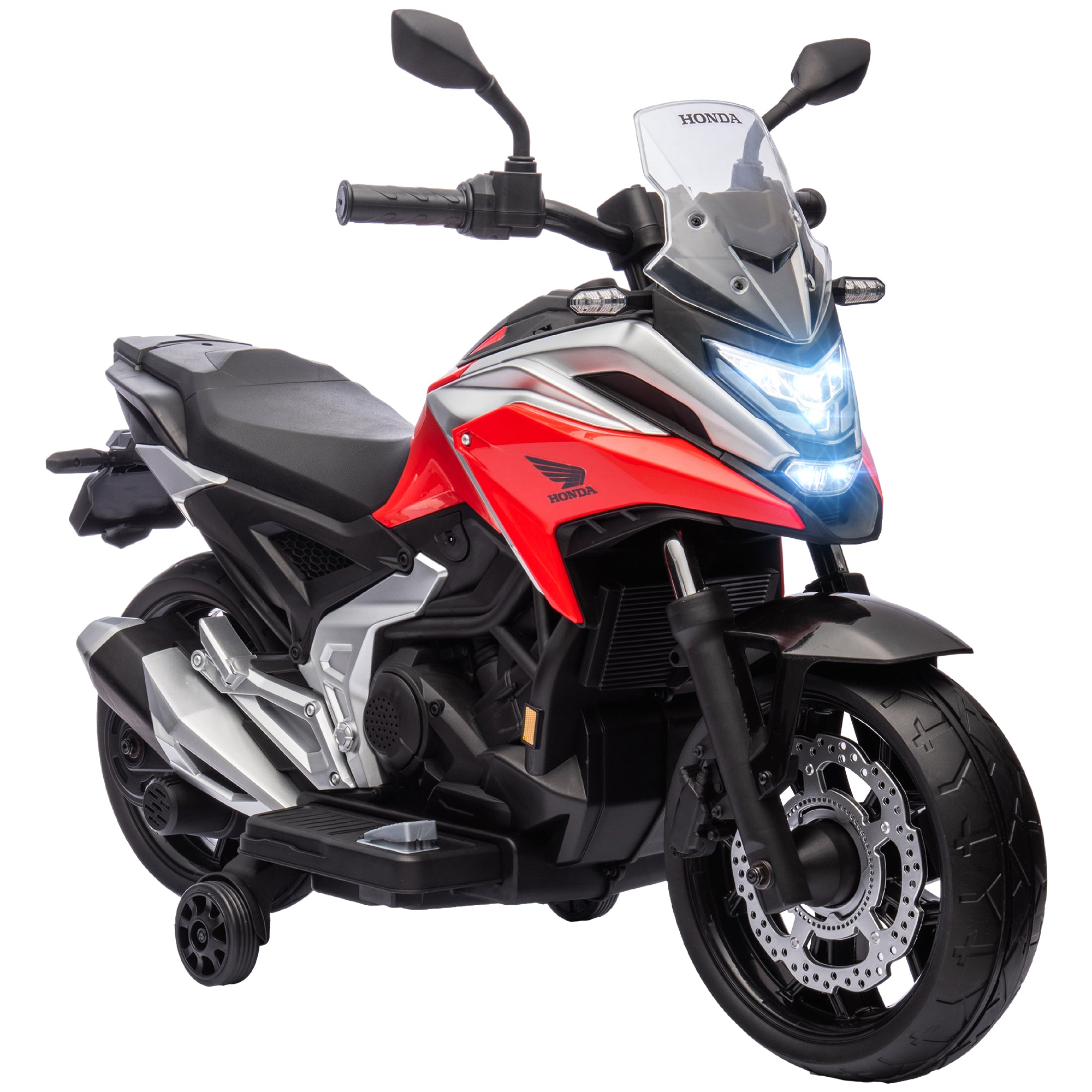 Elektrisk Børnemotorcykel Honda Km Musik Og Lys - år Op Til 30 Kg Rød