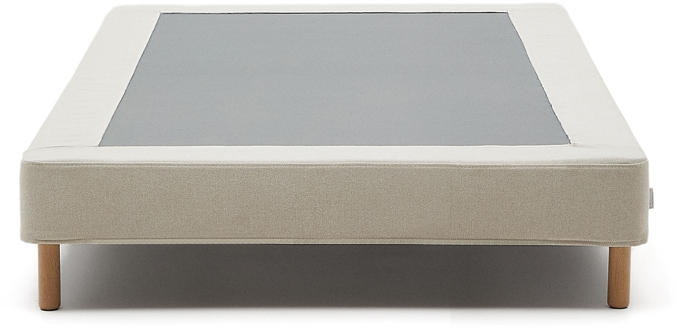 Enkeltseng Kave Home Ofelia Beige Med Maskinvaskbart Betræk 250 Kg Belastning 90x200 Cm