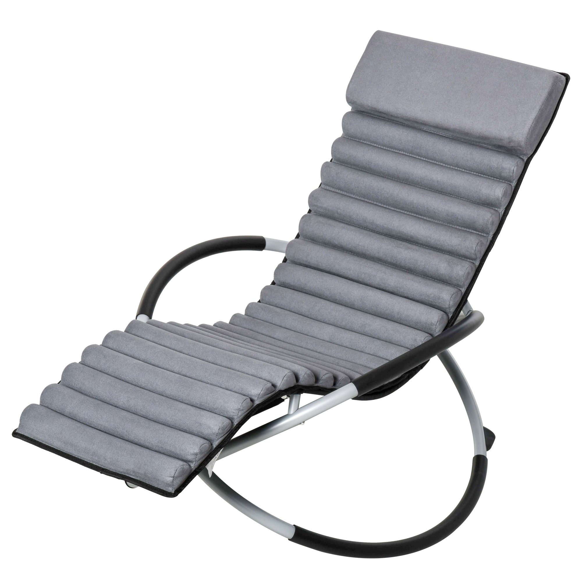 Ergonomisk - - Gyngestol Havestol Gyngestol Metal Texteline Kugleformet Mørkegrå 145 74 86 Cm
