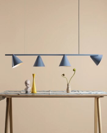Frigg Loftlampe   Støvet Blå Metal