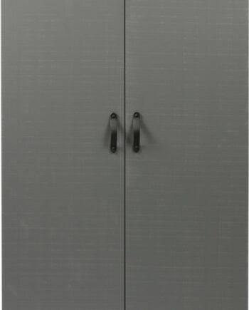 Garderobeskab Woood Morris Rustikt Gråt Fsc-fyrretræ 195x100x53cm