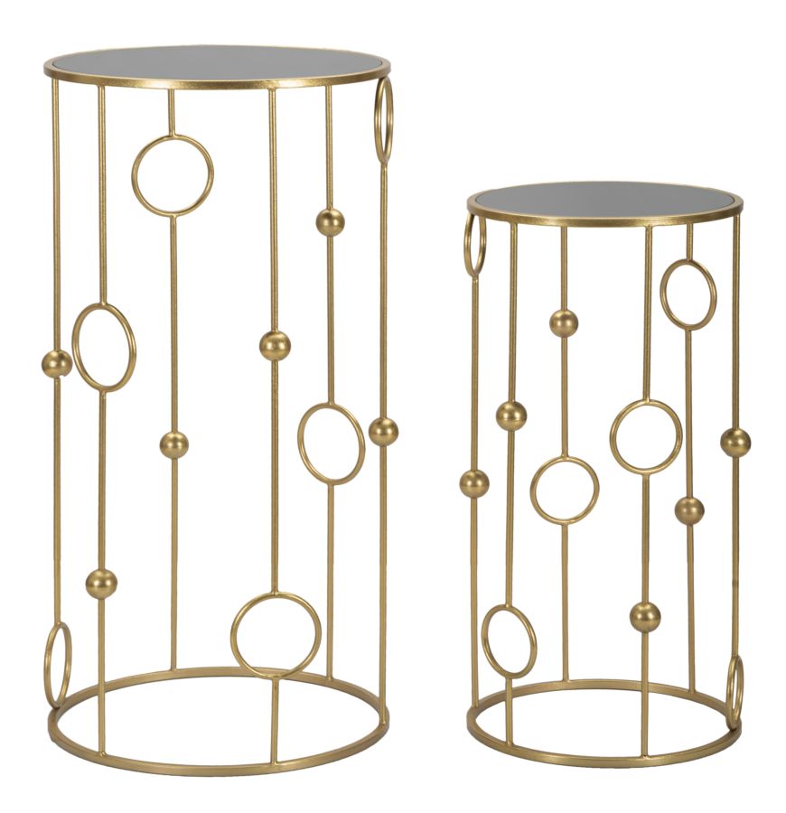 Glam Borde   Guldfarve  Metal Og Mdf   50x100 Og 40x80 Cm