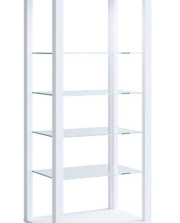 Gulv Vitrineskab  Quot Glasol   Quot  115   52   35 Cm  Hvid