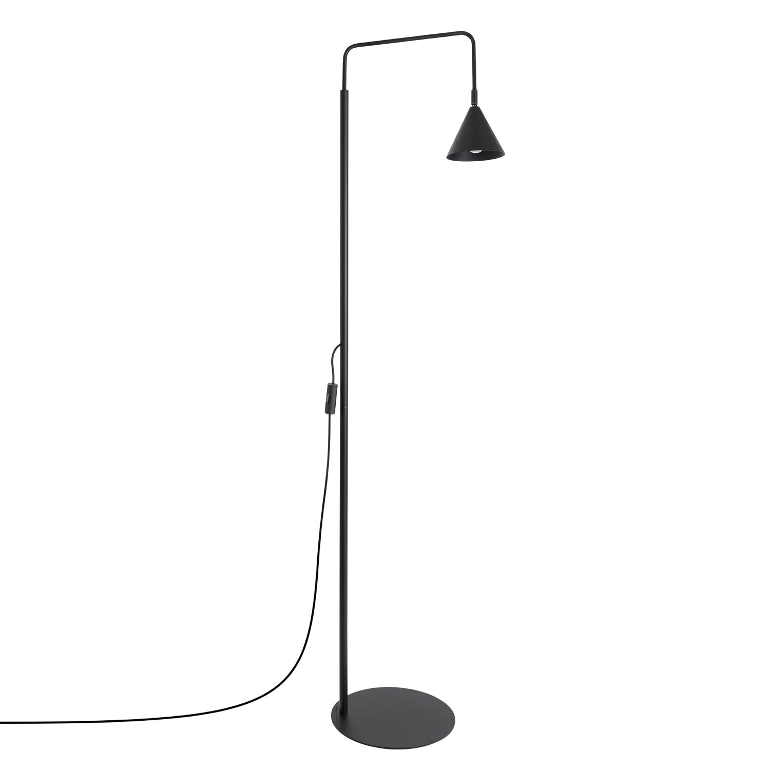 Gulvlampe Nox Sort