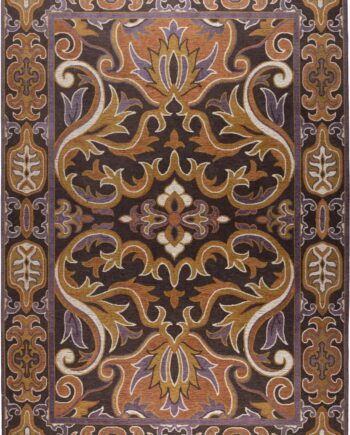 Gulvtæppe Dutchbone Bashmira 160   230 Cm Kaffefarvet Polyester Retro