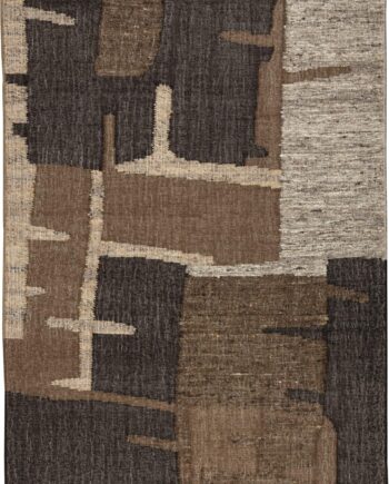 Gulvtæppe Dutchbone Briton Håndvævet Uldtæppe 230x160 Cm Mudderbrun