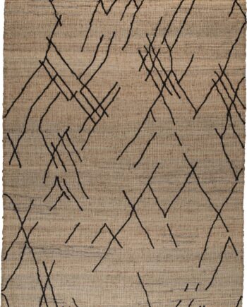 Gulvtæppe Dutchbone Ishank Stengrå Jute 200x300 Cm