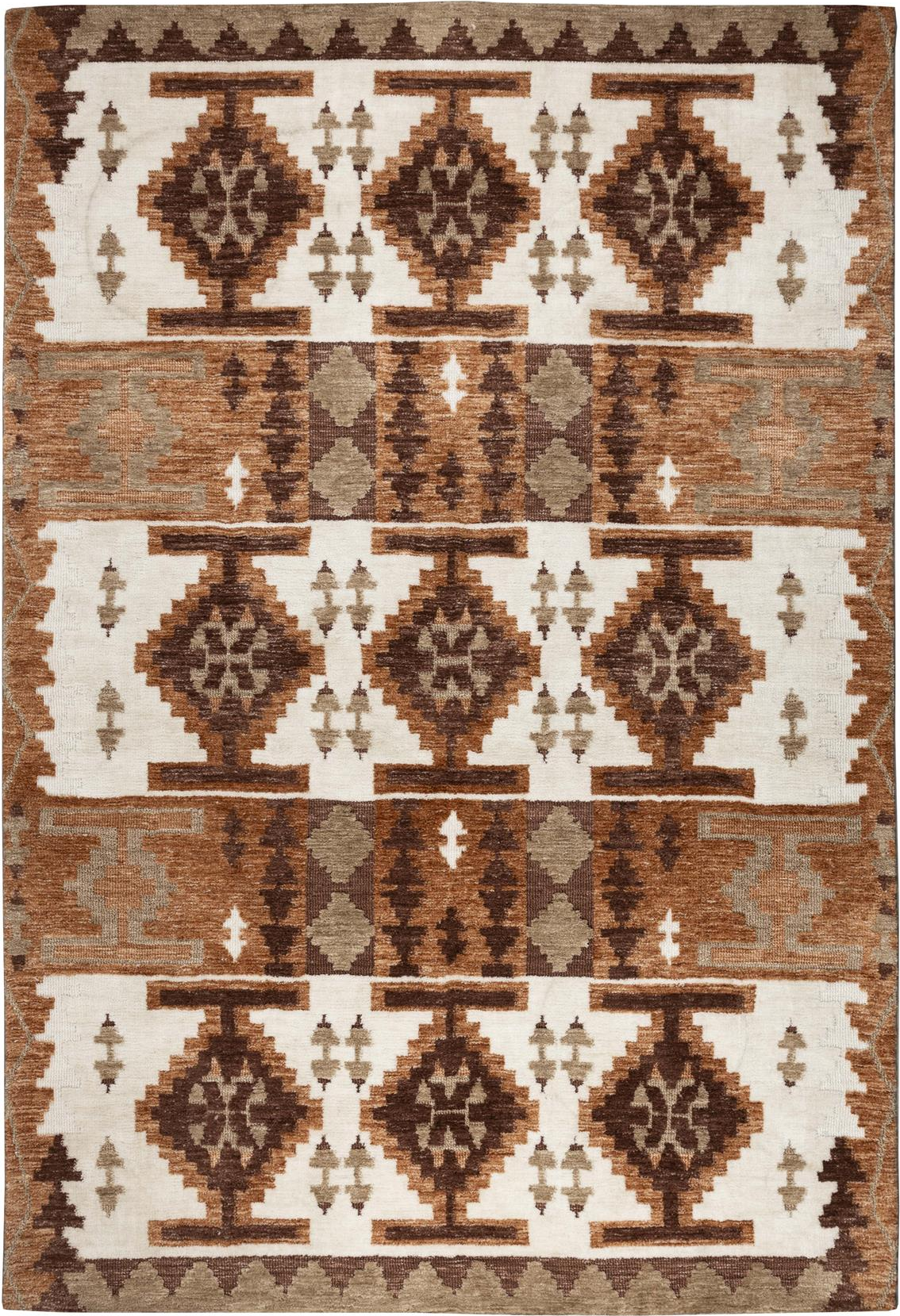 Gulvtæppe Dutchbone Maron 160 230 Cm Valnød Polyester Bomuld