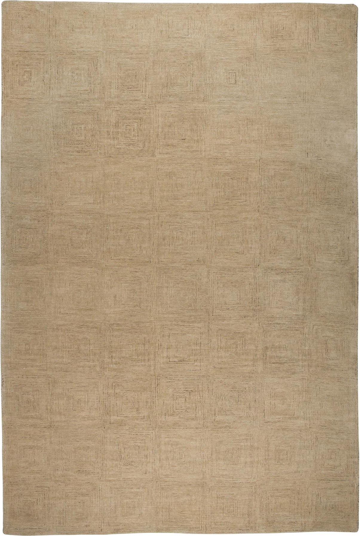 Gulvtæppe Dutchbone Maryland 160x230 Cm Mørk Sand Polyester Rektangulært Vintage