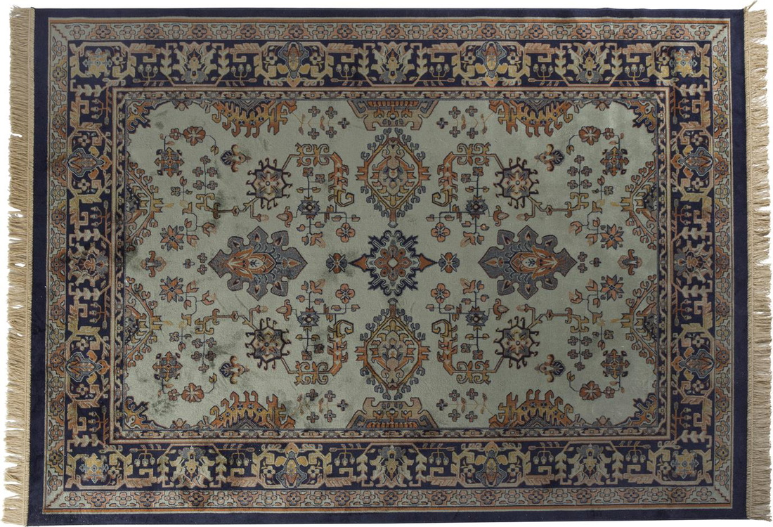 Gulvtæppe Studio White Raz 160ã 230 Cm Mørkegrå Viskose
