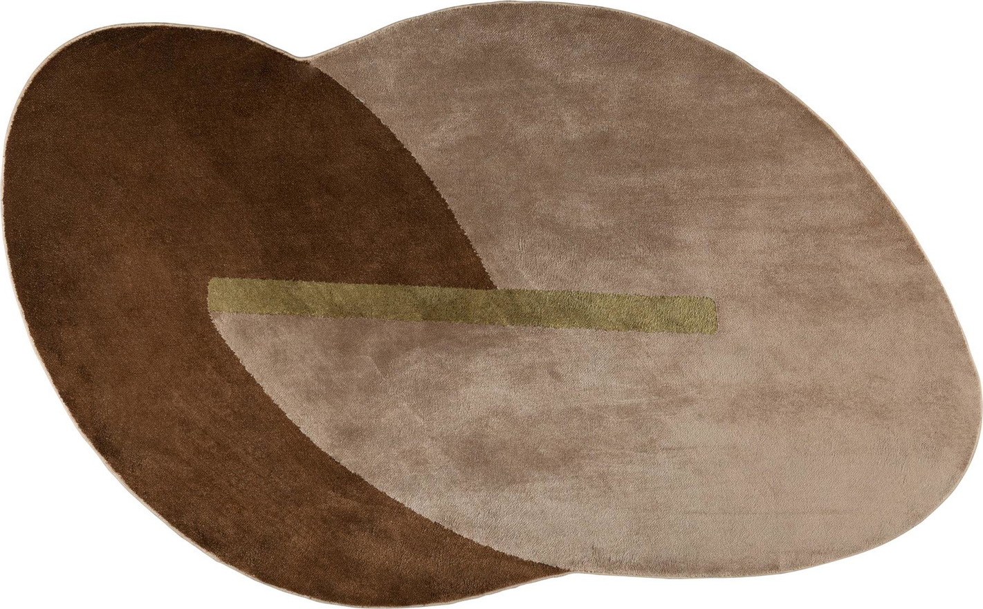 Gulvtæppe Zuiver Phila Brungrå 160x257 Cm Geometrisk Mønster