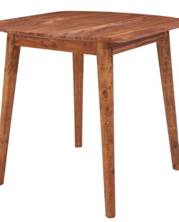 Håndlavet Spisebord   Fscâ -certificeret Sheeshamtræ  B80xl80xh78cm
