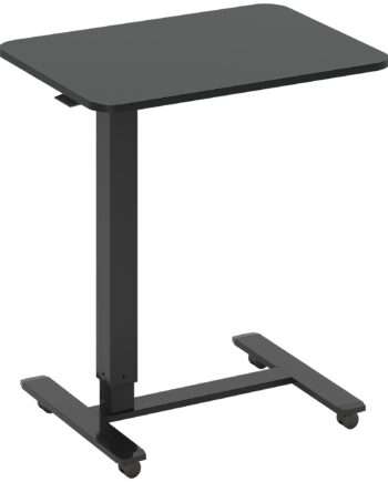 Hæve- Sænkebord  Højdejusterbart  Inklusive   Hjul   -form  65 Cm   48 Cm   70-110 Cm  Sort