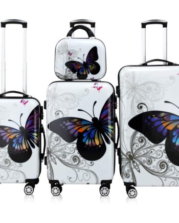Hard Shell Kuffert Sæt Butterfly   Stk: 98l  66l  42l  7l