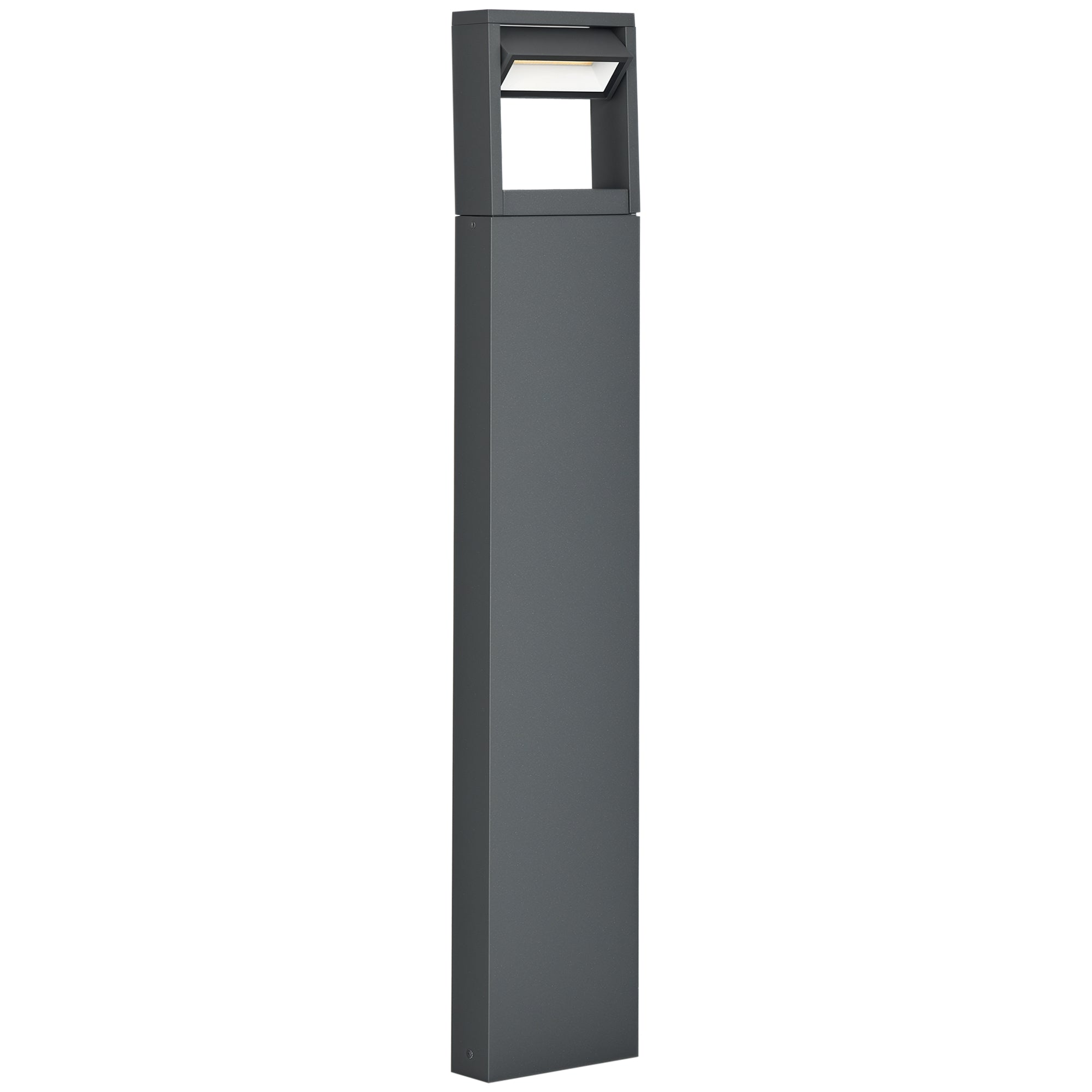 Havelampe Stilampe Stolpelampe Med Led Er Vejrbestandig 16 Cm Cm 90 Cm Mørkegrå