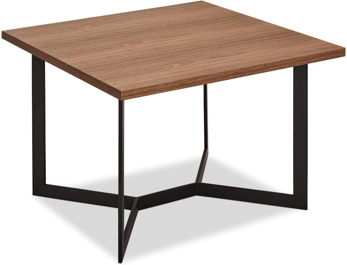 Hjørnebord Raymond Hallmark Wansford Valnøddetræ 70x70 Cm Sofabord Dansk Design
