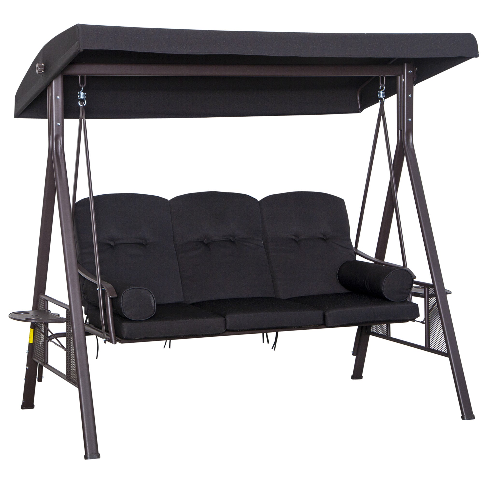 Hollywood Gynge Til Personer Vipbart Tag Metalramme Brun Sort 116 206 183 Cm