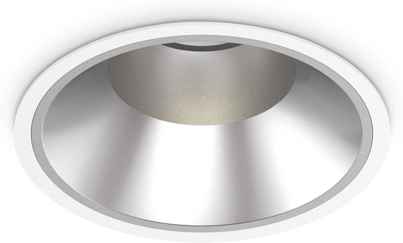 Indbygningslampe Ideal Lux Off Integreret 42w Led 4600 Lm 3000k ø21 Cm H13 Cm Ip54 Ip20 Aluminium Metal Hvid