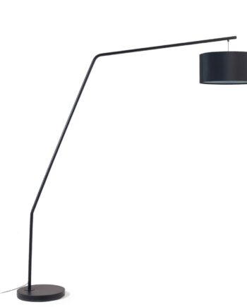 Indendørs Bordlampe Kave Home Ciana  Nordisk Design   Sort Metal Og Bomuld