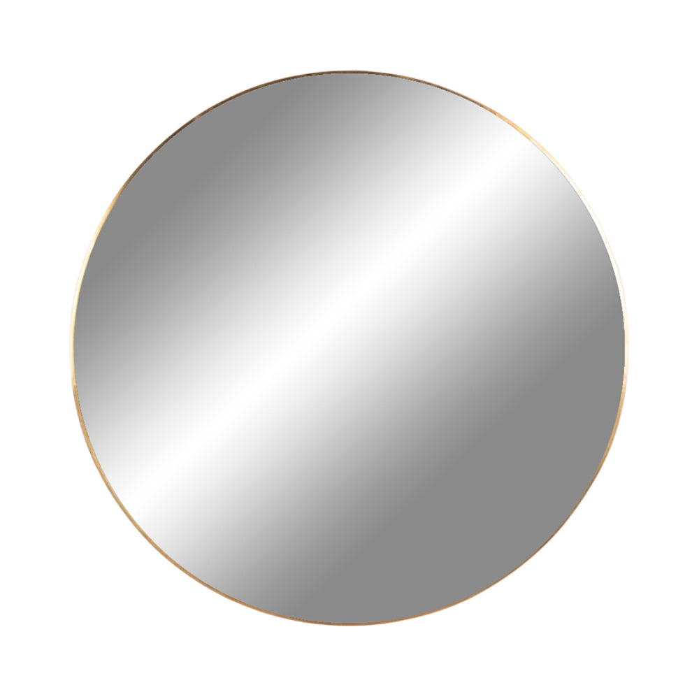 Jersey Spejl Spejl Stål Messing Look ø80 Cm
