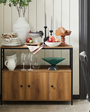 Klassisk Kommode   Skænk  100   38   80 Cm  Brun