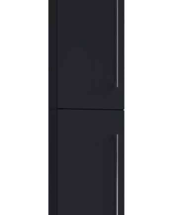Kompakt Og Elegant Skab Til Dit Badeværelse  H150 Cm  B33 Cm  D22 Cm  Sort