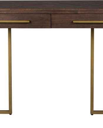 Konsolbord Til Stuen Class Fra Dutchbone  Akaciefiner Og Stål   Kaffe  Vintageinspireret 45   120   78 Cm