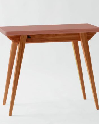Konvolut Udtrækbart Spisebord 45x90cm Eg Antik Pink