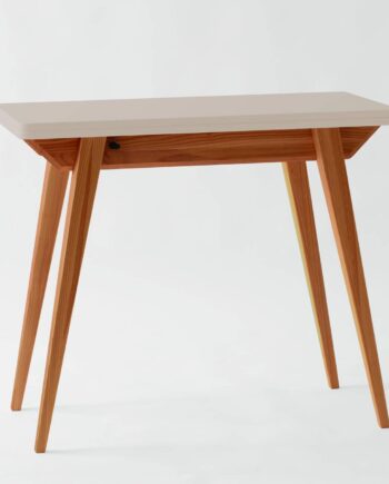 Konvolut Udtrækbart Spisebord 45x90cm Eg Brun Beige