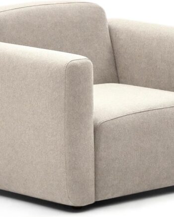 Lænestol Kave Home Neom Modulær Polstret Med Beige Interlock Stof