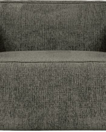 Lænestol Woood Bean   Mørkegrå Strukturfløjl H74xb98xl146 Cm