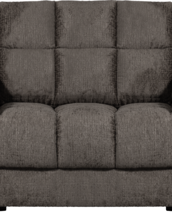 Lænestol Woood Second Date   Grå Velour   Luksuriøs Lounge Stol H78xb103xl99 Cm