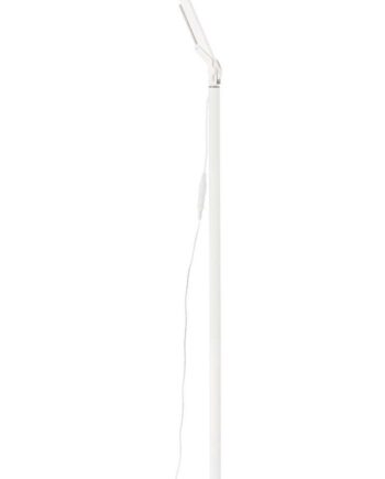 Led Dæmpbar Gulvlampe Ideal Lux Futura ø12 Cm H145 Cm Hvid Aluminium 750 Lm