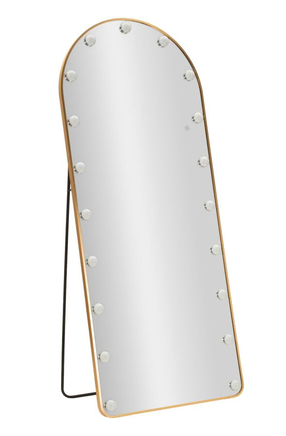 Led Gulvspejl Hollywood Arc Cm 70x6-45x170 Lysfarver