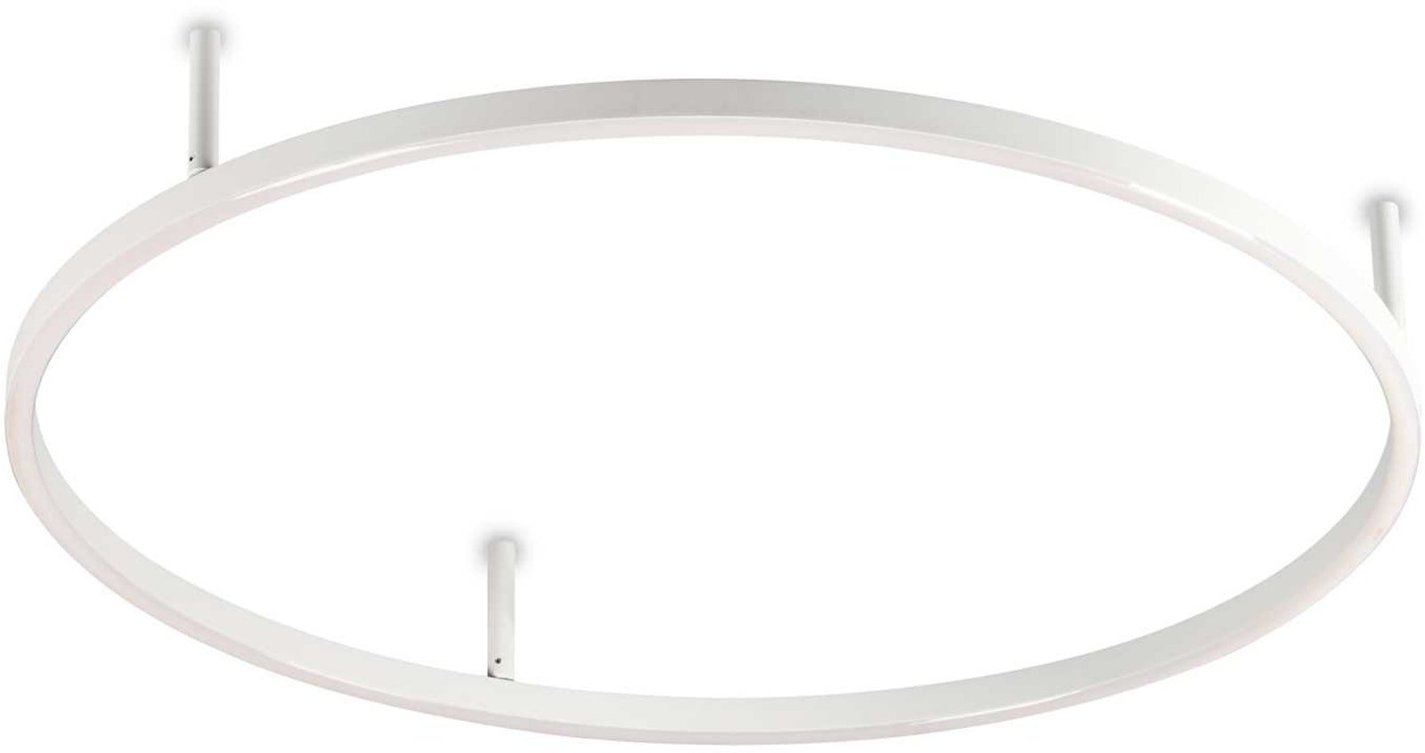 Led Væglampe Ideal Lux Oracle Slim ø70 Cm Hvid Slankt Design 35w 3050 Lm