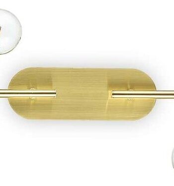 Loftlampe Ideal Lux Maracas Messing Med Justerbare Glasdiffusorer   118 Cm