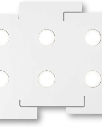 Loftlampe Ideal Lux Totem Mat Hvid Metal 6xgx53 Led 3000k 910 Lm Ip20