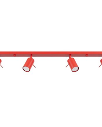 Loftlampe Ring 4l Rød