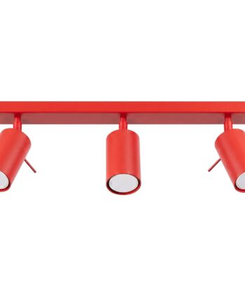Loftlampe Ring 3l Rød