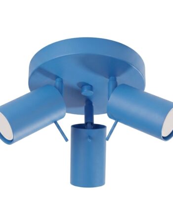Loftlampe Ring 3p Azurblå