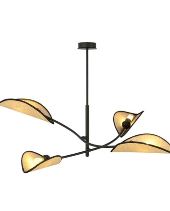 Lotus   Black Rattan